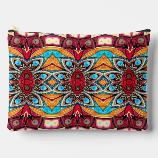 カラフルユニークトレンディークリエイティブデザイン アクセサリーポーチ (正面)