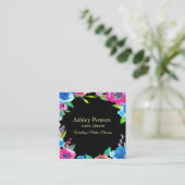 カラフルユニークフローラスクウェア スクエア名刺 (スタンド正面)