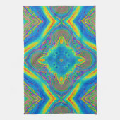 カラフルユニーク抽象芸術 キッチンタオル (縦)