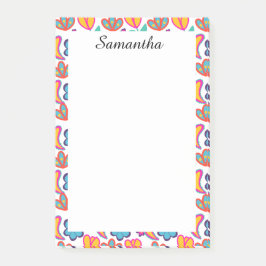 カラフルユニーク花 ポストイット