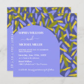 カラフルユニークArch結婚s 招待状 (正面/裏面)