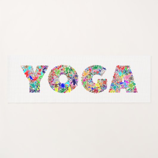 カラフルヨガ –  ヨガマット (正面(横))
