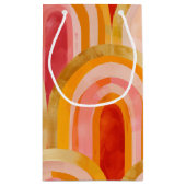 カラフルライフお洒落ハッピーホリデイ スモールペーパーバッグ (裏面)