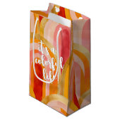 カラフルライフお洒落ハッピーホリデイ スモールペーパーバッグ (正面アングル)