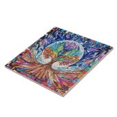 カラフルライフモザイクの木 タイル (側面)