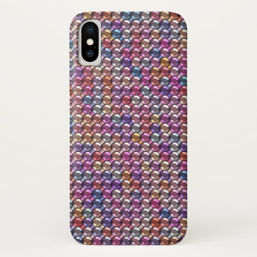 カラフルラインストーン Case-Mate iPhoneケース (裏面)