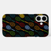 カラフルラケットの模様 Case-Mate iPhoneケース (裏面 (横))