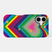 カラフルラブフォンケース iPhone 16ケース (裏面横)
