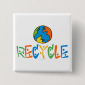 カラフルリサイクル 缶バッジ (正面)