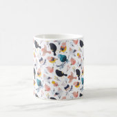 カラフルリトルバードフローラ植物楽園 コーヒーマグカップ (中央)