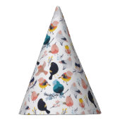 カラフルリトルバードフローラ植物楽園 パーティーハット (右)