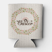 カラフルリースとバニー 缶クーラー (正面)