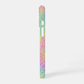 カラフルレインボーギラギラiPhoneケース iPhone 16ケース (左側面)