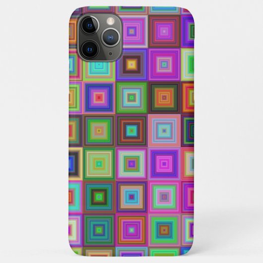 カラフルレインボースクエアスマホケース Case-Mate iPhoneケース (裏面)