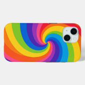 カラフルレインボースワール抽象デザインのスマホケース - 存在感あり Case-Mate iPhoneケース (裏面 (横))