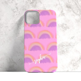 カラフルレインボーネームスクリプト オーダーメイド Case-Mate iPhone 14ケース