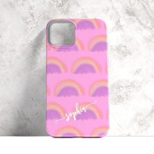 カラフルレインボーネームスクリプト オーダーメイド Case-Mate iPhone 14ケース