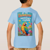 カラフルレインボーパロット Tシャツ (裏面)