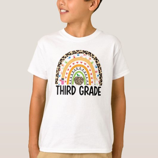 カラフルレインボーTシャツ Tシャツ (正面)