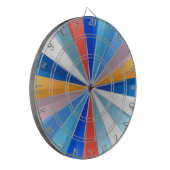 カラフルレトファンキーストライプロサン2 ダーツボード (正面左)