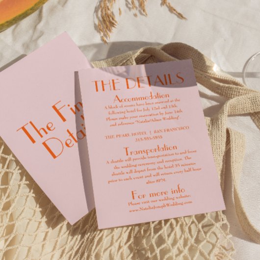 カラフルレトロおもしろいヴィンテージキュイ結婚ズ詳細 エンクロージャーカード