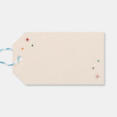 カラフルレトロとメリー明るいクリスマス ギフトタグ (裏面横)