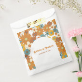 カラフルレトロの花60's 70's Arch 結婚's フェイバーバッグ (封をした状態)