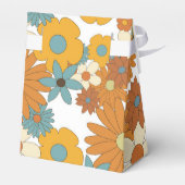 カラフルレトロの花60's 70's Arch 結婚's フェイバーボックス (裏面サイド)