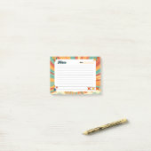 カラフルレトロよくはしゃぐのPost-Itメモ ポストイット (デスク上)