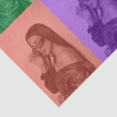 カラフルレトロアポップ・アートのートモダンカスタムフォトグリッド 薄葉紙 (詳細)