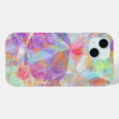 カラフルレトロカッコいいモザイクアートパターン Case-Mate iPhoneケース (裏面 (横))