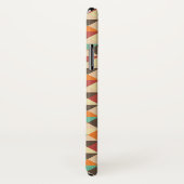 カラフルレトログランジ正方形パターン Case-Mate iPhoneケース (裏面/右)