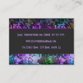 カラフルレトログリッター 名刺 (裏面)