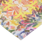 カラフルレトロサイケデリック万華鏡のように千変万化するパターン抽象芸術 テーブルクロス (アングル)