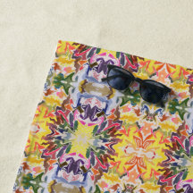 カラフルレトロサイケデリック万華鏡のように千変万化するパターン抽象芸術