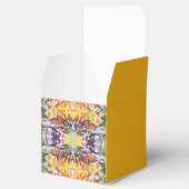 カラフルレトロサイケデリック万華鏡のように千変万化するパターン抽象芸術 フェイバーボックス (オープン)