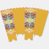 カラフルレトロサイケデリック万華鏡のように千変万化するパターン抽象芸術 フェイバーボックス (見開き)