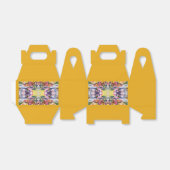 カラフルレトロサイケデリック万華鏡のように千変万化するパターン抽象芸術 フェイバーボックス (折り畳みなし)