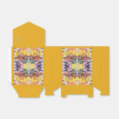 カラフルレトロサイケデリック万華鏡のように千変万化するパターン抽象芸術 フェイバーボックス (折り畳みなし)