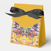 カラフルレトロサイケデリック万華鏡のように千変万化するパターン抽象芸術 フェイバーボックス (正面サイド)