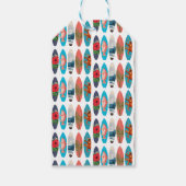 カラフルレトロサーフボードサンキュー ギフトタグ (裏面)