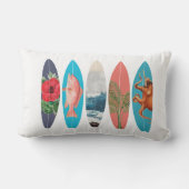 カラフルレトロサーフボード アウトドアクッション (裏面)