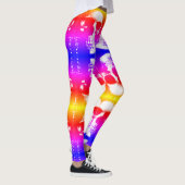 カラフルレトロスカル装飾レギンス レギンス (右)