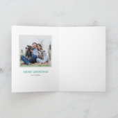 カラフルレトロスタンプスタイルクリスマスツリー カード (内部)