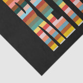 カラフルレトロストライプ語 薄葉紙 (詳細)