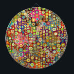 カラフルレトロスポット アイディア ダーツボード<br><div class="desc">パターおもしろいンデザインby EDDA Frehlich / EDDArt |基本：図形愛好家の図形、ドット、ポイント、グリッドなど |この恋しく思デザインでは他の色や製品？感じ連絡無料: contact@eddart.de</div>