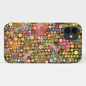 カラフルレトロスポット+アイディア Case-Mate iPhoneケース (裏面(横))