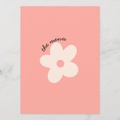 カラフルレトロブライトファンキーディモダンナー結婚ズ メニュー (裏面)