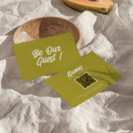 カラフルレトロブライトQRコーモダンド結婚の 出欠カード