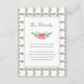 カラフルレトロホリ結婚デイ |ゲスト詳細 エンクロージャーカード (正面)